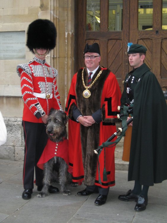 Fergal with the Mayor