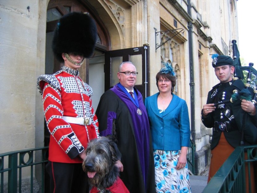 Fergal with the Mayor and his wife