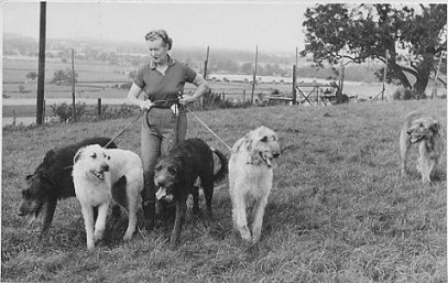 Elsie James & some Boroughbury hounds